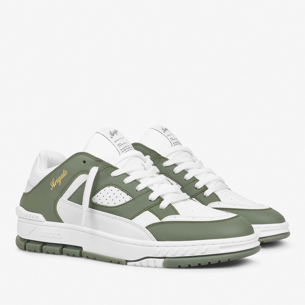Axel Arigato Men's Area Lo Basket Leather Trainers - UK 8